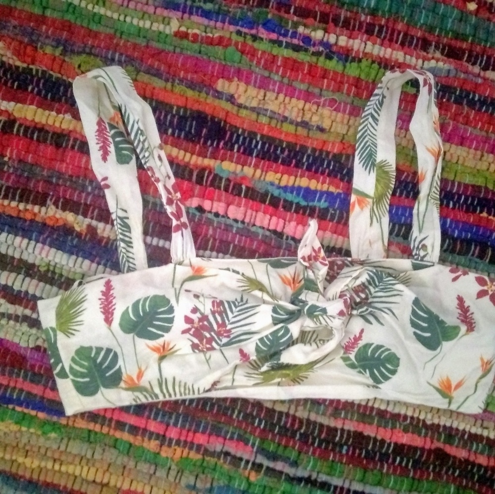 Zara Size L Festival Summery Crop Top Tank